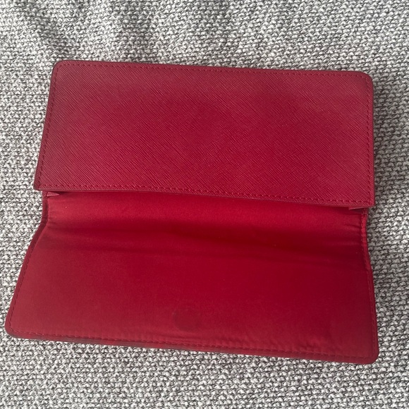 Michael Kors Red Wallet with Gold Hardware - Picture 5 of 16